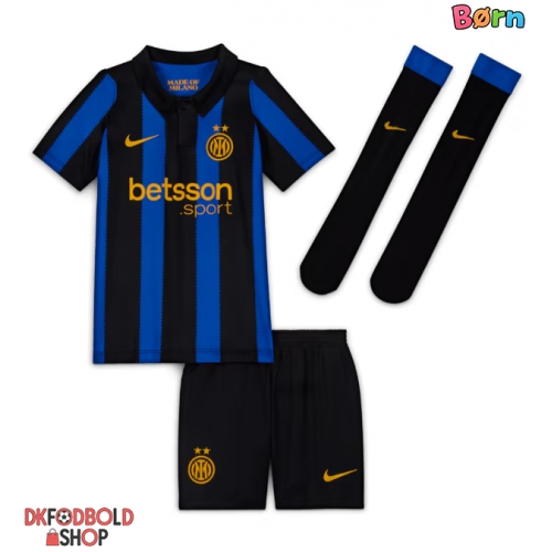 Inter Milan Lautaro Martinez #10 Hjemmebanesæt Børn 2026-27 Kort ærmer (+ korte bukser)